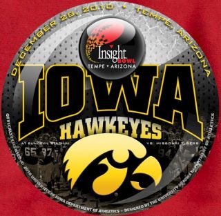 Iowa Hawkeyes Football 2010 Official Insight Bowl Pin