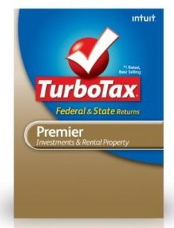 TurboTax Premier Investments Real Estate Property NEW For Tax Year