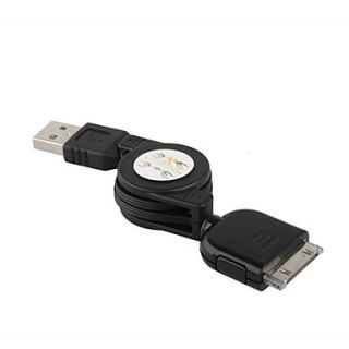 EUR € 1.65   Retractable USB Daten + Ladekabel für alle iPod