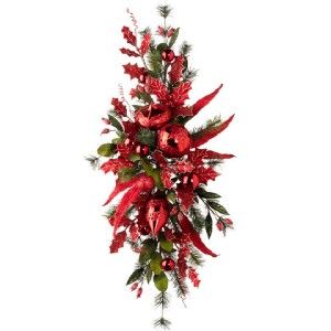  Red 36 inch Pine Christmas Ball Ornament Centerpiece FF 3026107