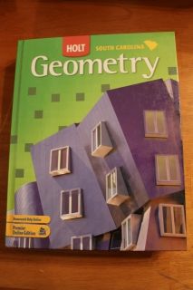 Holt Geometry South Carolina Student Edition Textbook New