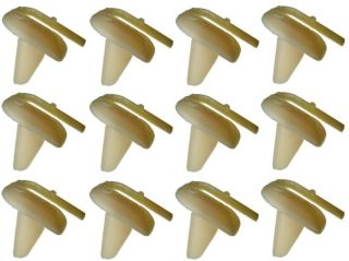 New 1 2 to 5 8 Push in Plastic Moulding Clips Set of 12