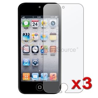 3X Reusable Anti Glare Screen Protector Cover Film for iPod Touch 5th