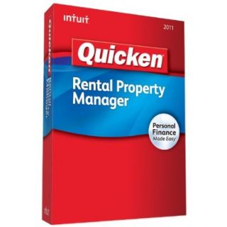Intuit Quicken 2011 Rental Property Manager Financial Management