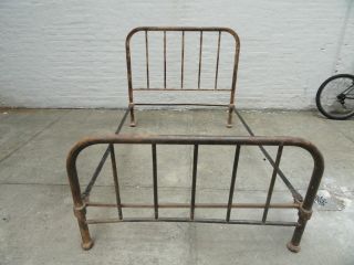 Vintage Full Size Iron Bed