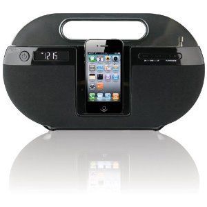 New iLive IBP391B iPod iPhone Portable Speaker Dock System Radio App