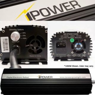 1000W Digital Electronic iPower Ballast HPS MH Switchable 120 240 Volt
