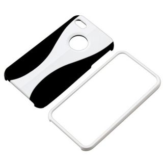  on 3 Piece Rubber Hard Case Cover Skin for iPhone 4 G 4S 4GS