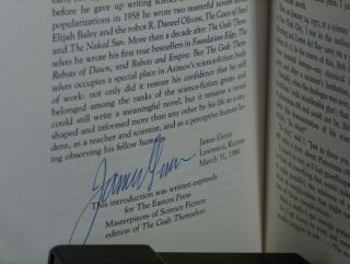  books by Isaac Asimov, most with autographs   some even with Asimov