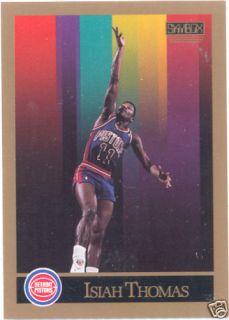 1990 Isiah Thomas Skybox Card 93 Detroit Pistons DET