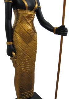 Standing Isis Statue Egyptian Goddess Deity Mythology