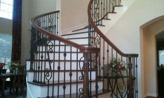 Iron Balusters Scroll Series Iron Balusters Many Colors 