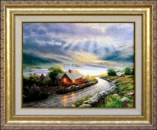 Thomas Kinkade Paintings Emerald Isle Cottage Classic