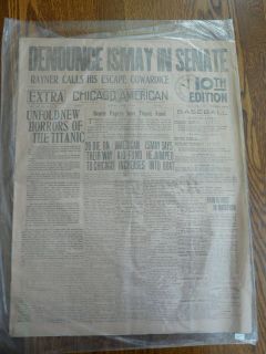  Titanic Disaster Newspaper Survivor Stories Ismay Testimony