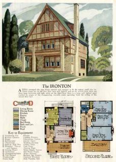 1927 Colorkeed House Design Plan for The Ironton House Model