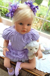 Ivanovic Sweet Baby Bridgette Solid Silicone Reborn Doll Lori Ivanovic