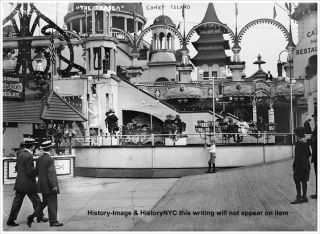 1900s Coney Island Amusement Park Teaser Ride Photo