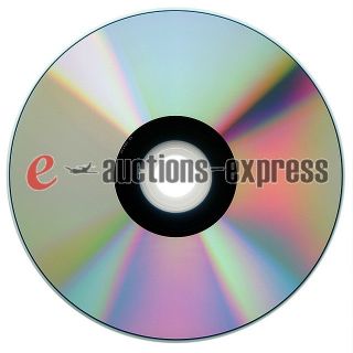 Yuden JVC CD R 52x Silver Thermal Hub Printable Blank CDR Media