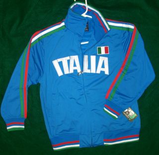 Italia Italian Italy jacket BRAND NEW warm up soccer track basketball