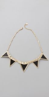 House of Harlow 1960 Triangle Armor Five Station Necklace