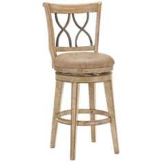 hillsdale reydon desert tan swivel counter stool