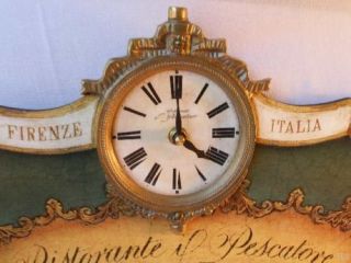 Timeworks Italian Ristorante Pescatore Wall Clock Sign