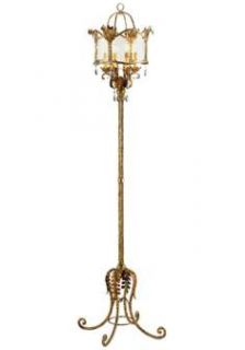 currey and company zara torchiere floor lamp