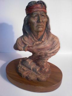 1990 J H Boone American Indian Sculpture Neil J Rose Peaceful One