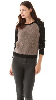Graham & Spencer Boucle Colorblock Sweater