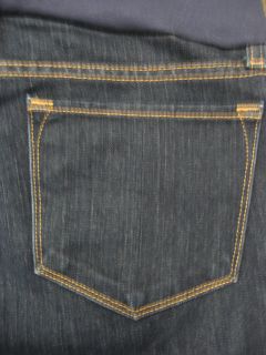 Brand Maternity Jeans Stretch Cut Off Shorts Dark Blue Size 30