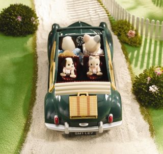 Calico Critters Green Convertible Coupe Car New