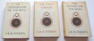 Tolkien The Lord of The Rings First Edition Set Imp 1 1 1