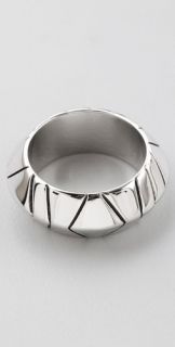 House of Harlow 1960 Palladium Thick Stacking Ring