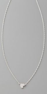 Jennifer Zeuner Jewelry Small Horizontal Heart Necklace