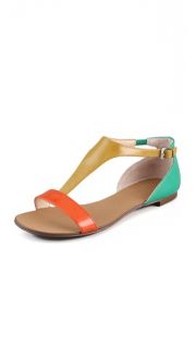 Boutique 9 Piraya Multicolor T Strap Sandals