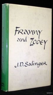 Franny and Zooey J D Salinger 1st 1st 1961 First Edition Ships Free US