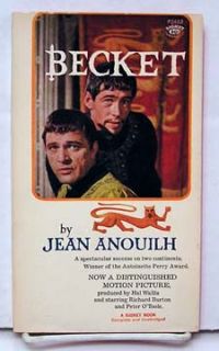 1960 Movie Paperback Becket Richard Burton OToole