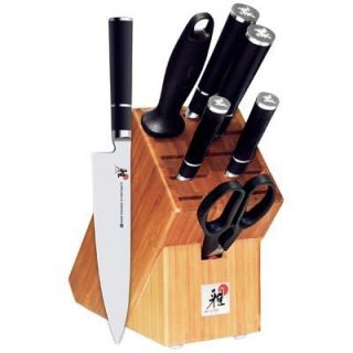 Ja Henckels Miyabi 5000S 8 Piece Knife Block Set Kitchen Knives New