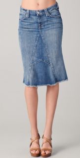 7 For All Mankind A Line Mid Length Skirt