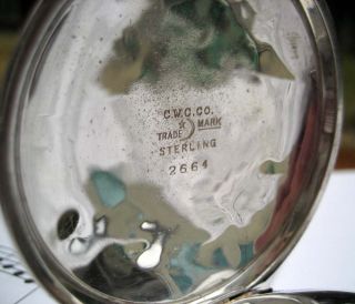  , 17 jewels, Model 1892, Pocket Watch; STERLING Silver (.925 purity