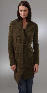 Vince Floating Cable Cardigan