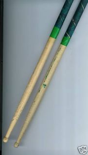 Pearl Jam Jack Irons Concert Used Drumsticks RARE COA Chili Peppers