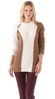 3.1 Phillip Lim Boxy Cable Sweater