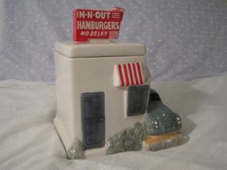 In N Out Restaurant Cookie Jar 2007 Employee Only Gift
