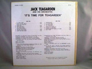 Jack Teagarden Its Time for Teagarden SEALED Jazz LP
