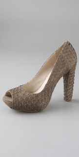 House of Harlow 1960 Pearl Open Toe Pumps