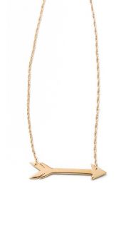Jennifer Zeuner Jewelry Horizontal Arrow Necklace