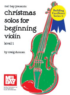 Christmas Solos for Beginning Violin Level 1 Book