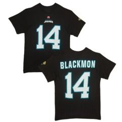 Jacksonville Jaguars Justin Blackmon Eligible Receiver Black Jersey