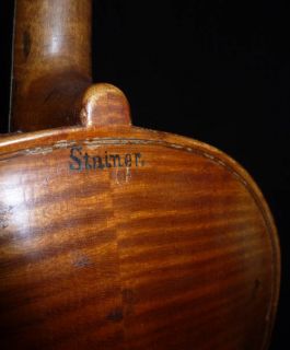 Quality Antique Copy Jacobus Stainer Violin Spruce Front Tigered Sides
